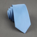 Polyester Neckties / Slim Classic Ties-sky blue-China-JadeMoghul Inc.
