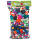 POM PONS ASSORTED 1 LB. BAG-Arts & Crafts-JadeMoghul Inc.