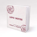 Popular Wedding Favors Notepad Favor with Personalized Rose Cover Plum (Pack of 1) Weddingstar
