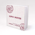 Popular Wedding Favors Notepad Favor with Personalized Rose Cover Plum (Pack of 1) Weddingstar