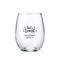 Popular Wedding Favors Small Personalized Stemless Wine Glass (Pack of 1) JM Weddings