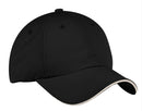 Port Authority Dry ZoneCap. C838-Caps-Black/ Stone-OSFA-JadeMoghul Inc.