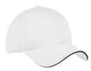 Port Authority Dry ZoneCap. C838-Caps-White/ Classic Navy-OSFA-JadeMoghul Inc.