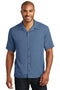 Port Authority Easy Care Camp Shirt. S535-Woven Shirts-Blue-4XL-JadeMoghul Inc.