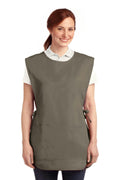 Port Authority Easy Care Cobbler Apron with Stain Release. A705-Workwear-Khaki-L/XL-JadeMoghul Inc.