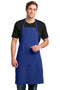 Port Authority Easy Care Extra Long Bib Apron with Stain Release. A700-General Accessories-Royal-OSFA-JadeMoghul Inc.