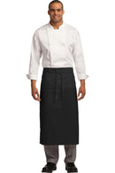Port Authority Easy Care Full Bistro Apron with Stain Release. A701-General Accessories-Black-OSFA-JadeMoghul Inc.