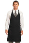 Port Authority Easy Care Tuxedo Apron with Stain Release. A704-Workwear-Black-OSFA-JadeMoghul Inc.