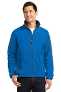 Port Authority Enhanced Value Fleece Full-Zip Jacket. F229-Sweatshirts/Fleece-Skydiver Blue/ Battleship Grey-4XL-JadeMoghul Inc.