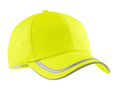 Port Authority Enhanced Visibility Cap. C836-Workwear-Safety Yellow/ Reflective-OSFA-JadeMoghul Inc.