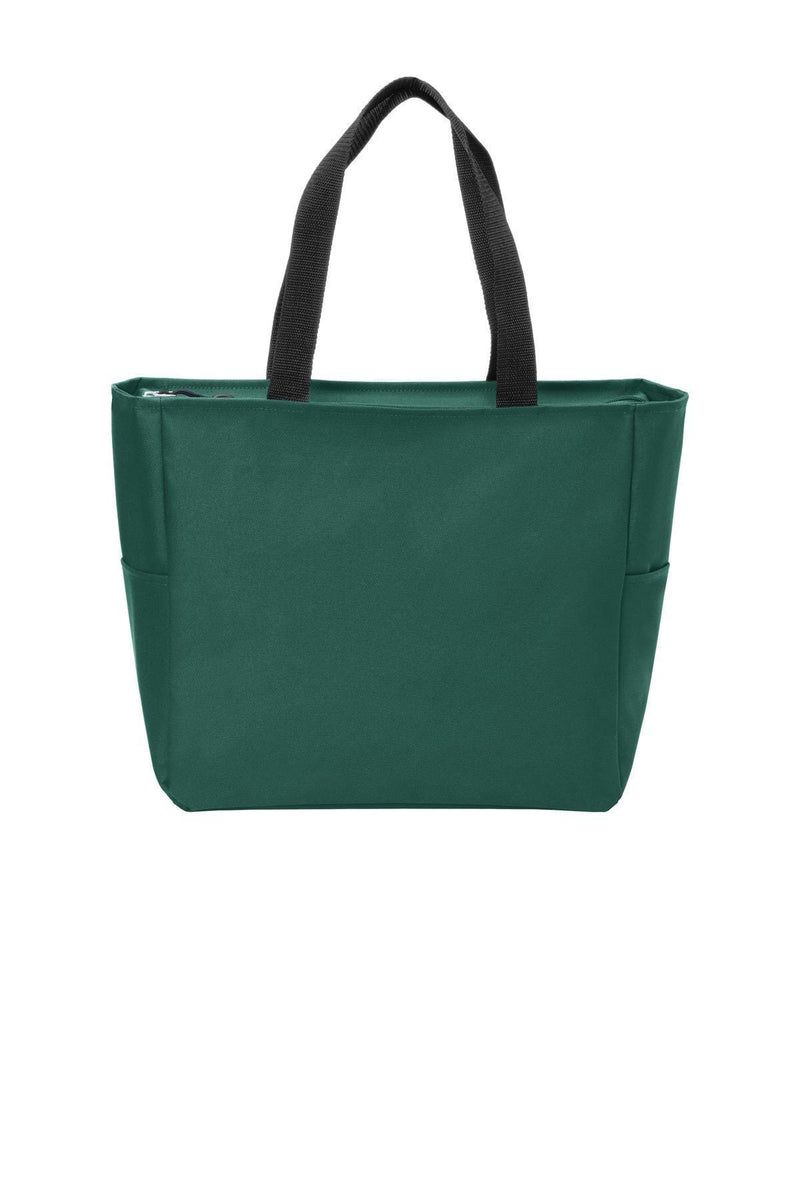 Port Authority Essential Zip Tote. BG410-Bags-Green Glen-OSFA-JadeMoghul Inc.