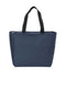 Port Authority Essential Zip Tote. BG410-Bags-Navy-OSFA-JadeMoghul Inc.