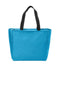 Port Authority Essential Zip Tote. BG410-Bags-Turquoise-OSFA-JadeMoghul Inc.