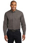 Port Authority Extended Size Long Sleeve Easy Care Shirt. S608ES-Woven Shirts-Bark-10XL-JadeMoghul Inc.