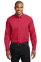 Port Authority Extended Size Long Sleeve Easy Care Shirt. S608ES-Woven Shirts-Red/Light Stone-10XL-JadeMoghul Inc.