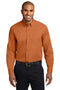 Port Authority Extended Size Long Sleeve Easy Care Shirt. S608ES-Woven Shirts-Texas Orange/Light Stone-10XL-JadeMoghul Inc.