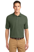 Port Authority Extended Size Silk Touch Polo. K500ES-Polos/knits-Clover Green-10XL-JadeMoghul Inc.