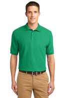 Port Authority Extended Size Silk Touch Polo. K500ES-Polos/knits-Court Green-10XL-JadeMoghul Inc.