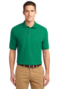Port Authority Extended Size Silk Touch Polo. K500ES-Polos/knits-Kelly Green-10XL-JadeMoghul Inc.