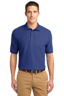 Port Authority Extended Size Silk Touch Polo. K500ES-Polos/knits-Mediterranean Blue-10XL-JadeMoghul Inc.