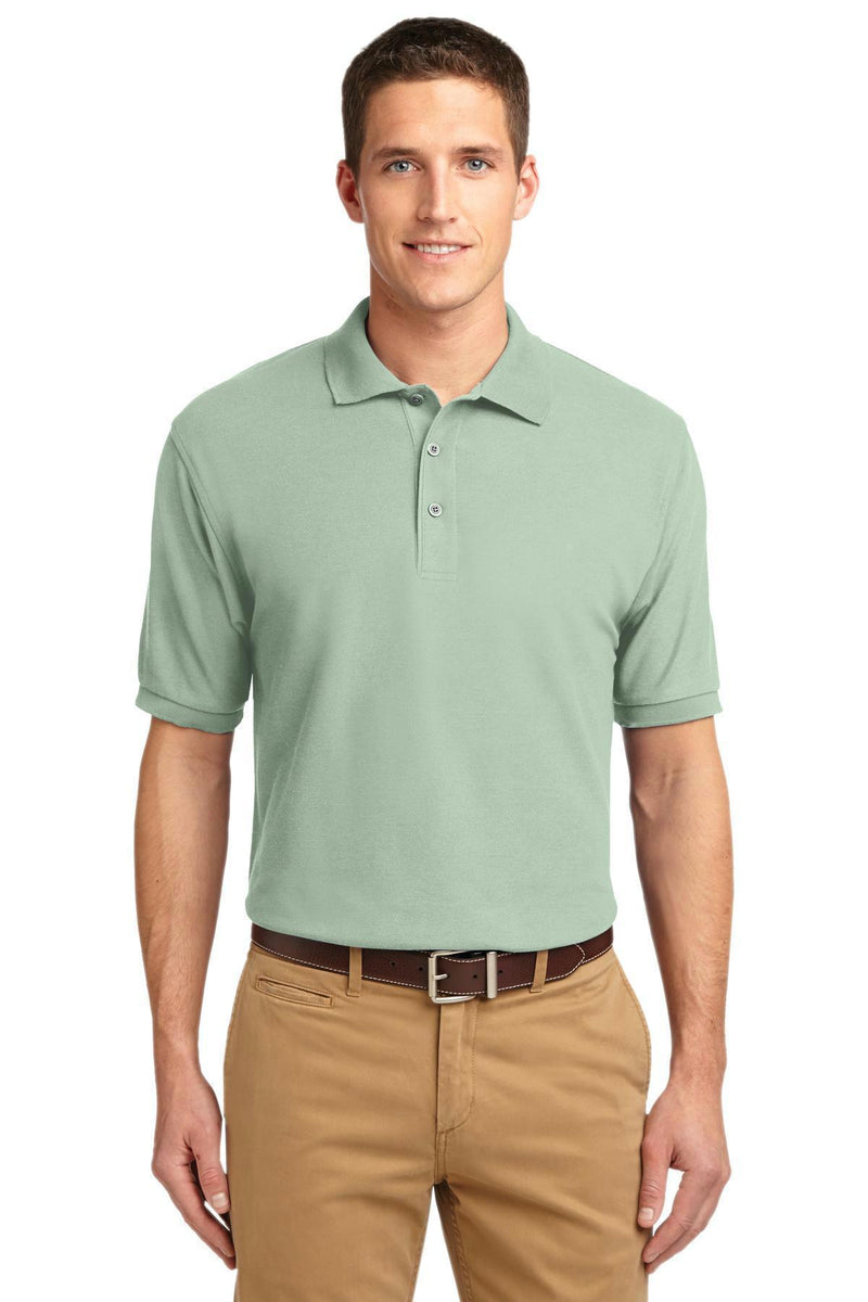 Port Authority Extended Size Silk Touch Polo. K500ES-Polos/knits-Mint Green-10XL-JadeMoghul Inc.