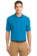 Port Authority Extended Size Silk Touch Polo. K500ES-Polos/knits-Turquoise-8XL-JadeMoghul Inc.