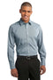 Port Authority Fine Stripe Stretch Poplin Shirt. S647-Woven Shirts-Moonlight Blue/ White-4XL-JadeMoghul Inc.