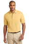 Port Authority Heavyweight Cotton Pique Polo. K420-Polos/knits-Yellow-5XL-JadeMoghul Inc.