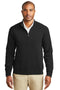 Port Authority Interlock 1/4-Zip. K807-Polos/knits-Deep Black/ Charcoal Heather-4XL-JadeMoghul Inc.