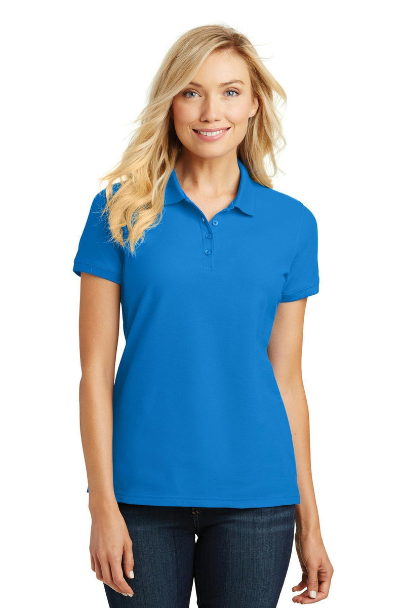 Port Authority Ladies Core Classic Pique Polo. L100-Polos/knits-White-6XL-JadeMoghul Inc.