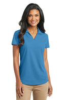 Port Authority Ladies Dry Zone Grid Polo. L572-Ladies-Celadon Blue-4XL-JadeMoghul Inc.