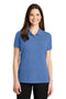 Port Authority Ladies EZCotton Polo. LK8000-Polos/knits-Blue Heather-4XL-JadeMoghul Inc.