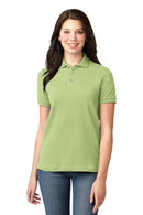 Port Authority Ladies Heavyweight Cotton Pique Polo. L420-Polos/knits-Pistachio-4XL-JadeMoghul Inc.