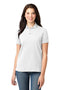 Port Authority Ladies Heavyweight Cotton Pique Polo. L420-Polos/knits-Purple-XL-JadeMoghul Inc.