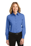 Port Authority Ladies Long Sleeve Easy Care Shirt. L608-Woven Shirts-Dark Green/Navy-6XL-JadeMoghul Inc.