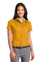 Port Authority Ladies Short Sleeve Easy Care Shirt. L508-Woven Shirts-Athletic Gold/Light Stone-XXL-JadeMoghul Inc.