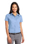 Port Authority Ladies Short Sleeve Easy Care Shirt. L508-Woven Shirts-Light Blue/Light Stone-4XL-JadeMoghul Inc.