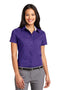 Port Authority Ladies Short Sleeve Easy Care Shirt. L508-Woven Shirts-Purple/Light Stone-6XL-JadeMoghul Inc.