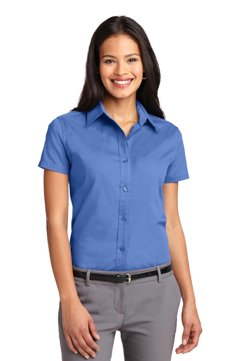 Port Authority Ladies Short Sleeve Easy Care Shirt. L508-Woven Shirts-Ultramarine Blue-6XL-JadeMoghul Inc.