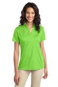 Port Authority Ladies Silk Touch Performance Polo. L540-Polos/knits-Lime-4XL-JadeMoghul Inc.