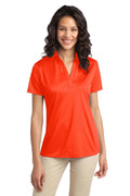 Port Authority Ladies Silk Touch Performance Polo. L540-Polos/knits-Neon Orange-4XL-JadeMoghul Inc.