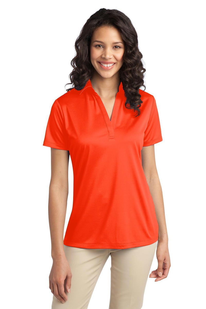 Port Authority Ladies Silk Touch Performance Polo. L540-Polos/knits-Neon Orange-4XL-JadeMoghul Inc.