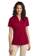 Port Authority Ladies Silk Touch Performance Polo. L540-Polos/knits-Red-4XL-JadeMoghul Inc.