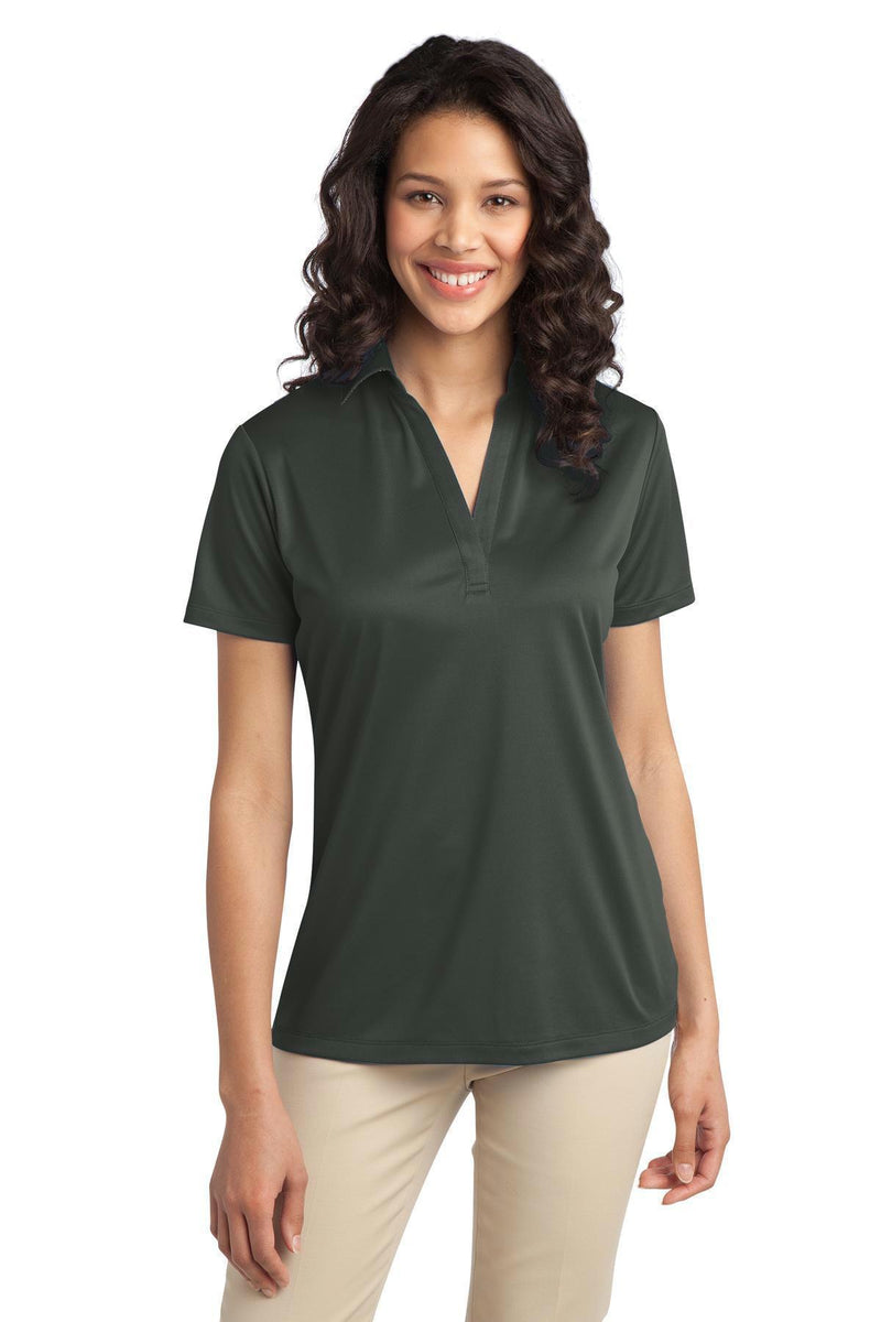 Port Authority Ladies Silk Touch Performance Polo. L540-Polos/knits-Steel Grey-4XL-JadeMoghul Inc.