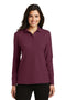 Port Authority Ladies Silk TouchLong Sleeve Polo. L500LS-Polos/knits-Burgundy-4XL-JadeMoghul Inc.