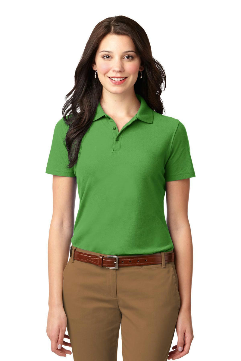 Port Authority Ladies Stain-Resistant Polo. L510-Ladies-Vine Green-3XL-JadeMoghul Inc.