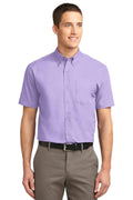Port Authority Short Sleeve Easy Care Shirt. S508-Woven Shirts-Bright Lavender-6XL-JadeMoghul Inc.