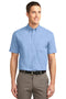 Port Authority Short Sleeve Easy Care Shirt. S508-Woven Shirts-Light Blue/Light Stone-4XL-JadeMoghul Inc.