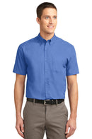 Port Authority Short Sleeve Easy Care Shirt. S508-Woven Shirts-Ultramarine Blue-6XL-JadeMoghul Inc.