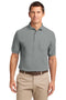 Port Authority Silk Touch Polo with Pocket. K500P-Polos/knits-Cool Grey-XL-JadeMoghul Inc.